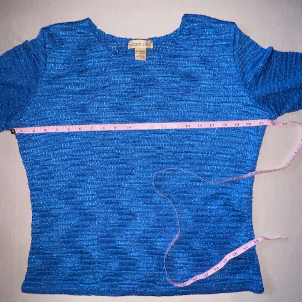 Notations Women's Extra Large Pullover Crinkled T… - image 6